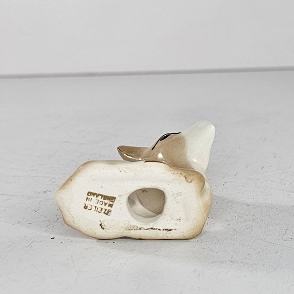 Vintage Szeiler England Deer Fawn Miniature Figurine Head Up - Picture 5 of 6